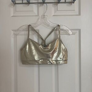 Athleta Metallic Sports Bra